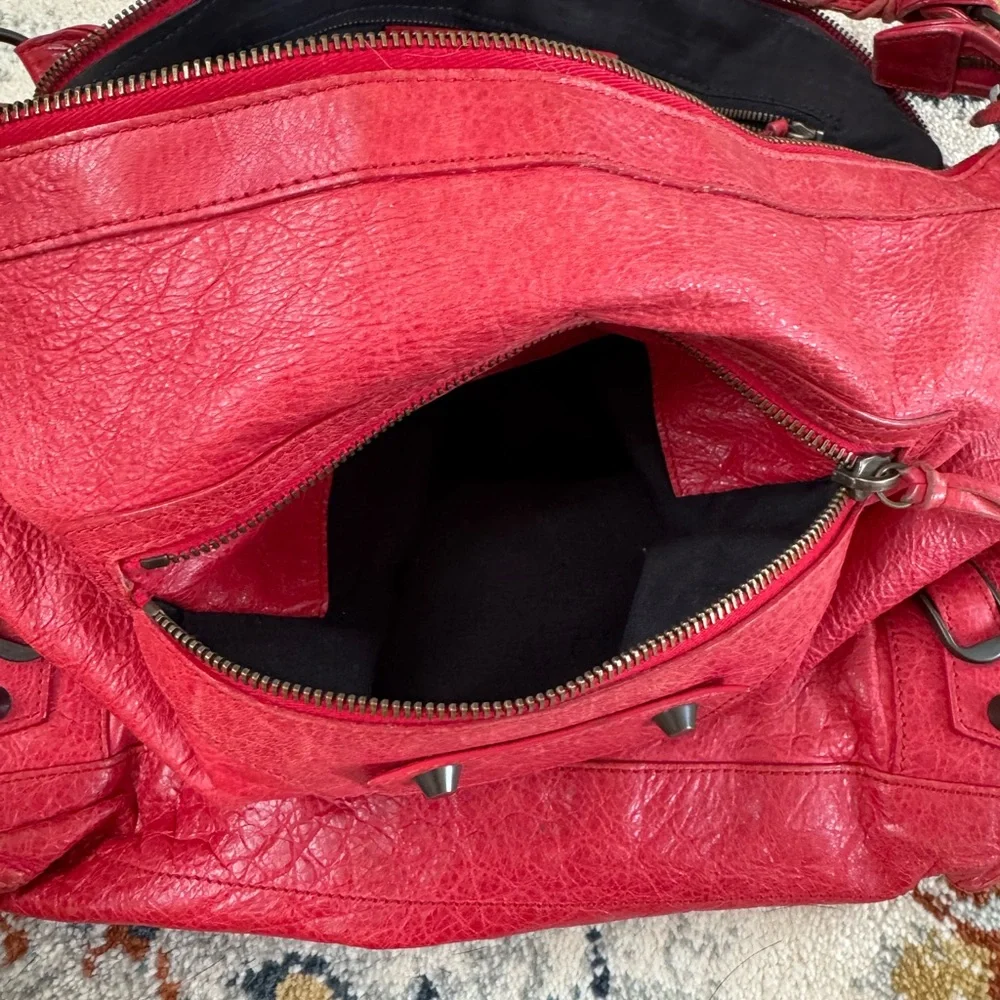 Balenciaga Red Day Hobo Bag - Picture 9 of 9